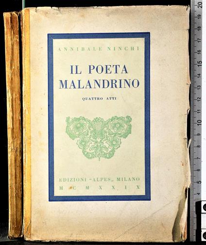 Il poeta malandrino - Annibale Ninchi - copertina
