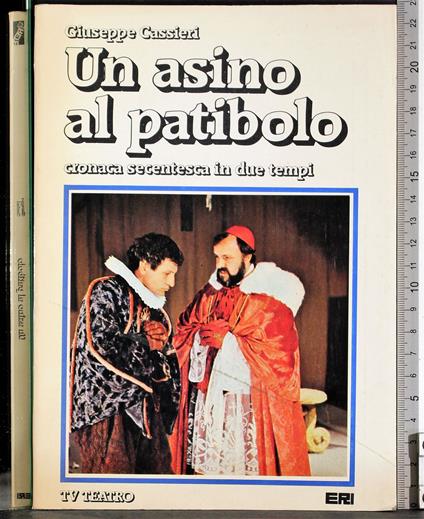 Un asino al patibolo - Giuseppe Cassieri - copertina