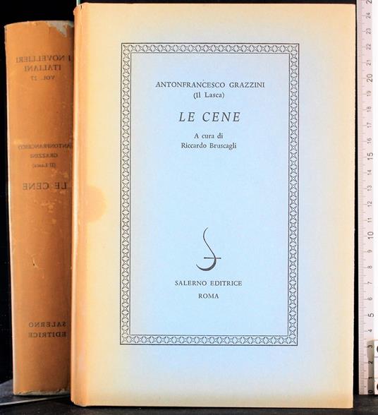 Le cene - Antonfrancesco Grazzini - copertina