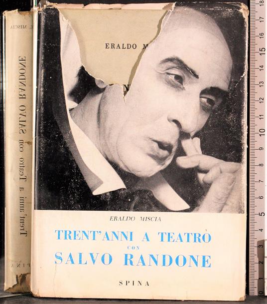 Trent'anni a teatro con Salvo Randone - Eraldo Miscia - copertina