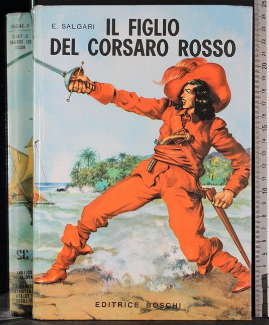 Il figlio del corsaro rosso - Emilio Salgari - copertina
