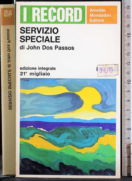 Servizio speciale - John Dos Passos - copertina