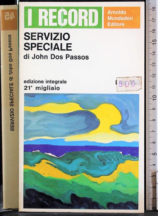 Servizio speciale - John Dos Passos - copertina