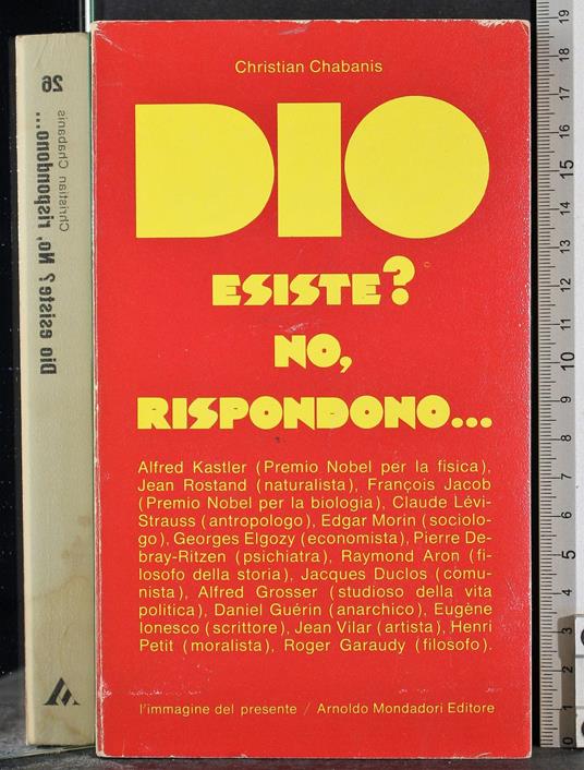 Dio esiste? No, rispondono - Christian Chabanis - copertina