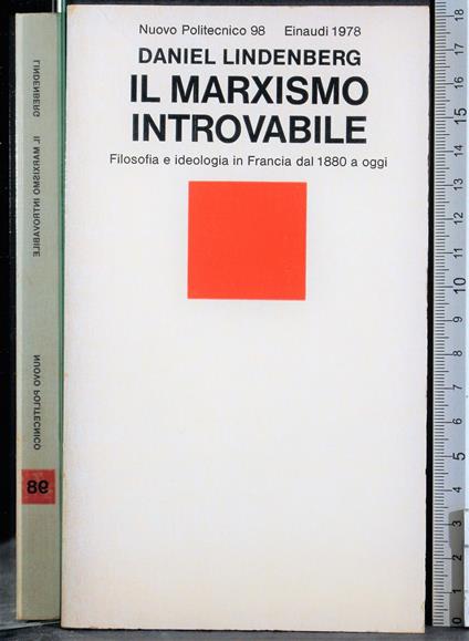 Il marxismo introvabile - Daniel Lindenberg - copertina