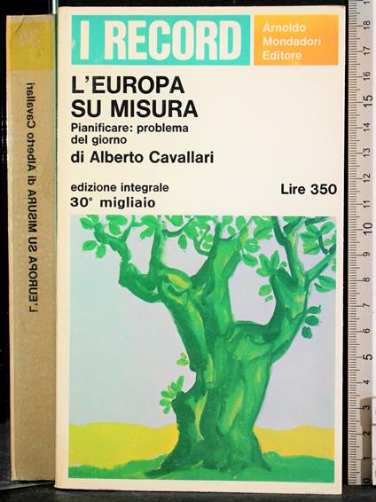 L' europa su misura - Alberto Cavallari - copertina