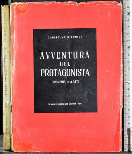 Avventura del protagonista - Guglielmo Giannini - copertina