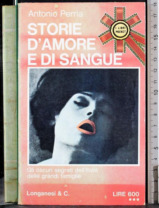 Storia d'amore e di sangue - Antonio Perria - copertina