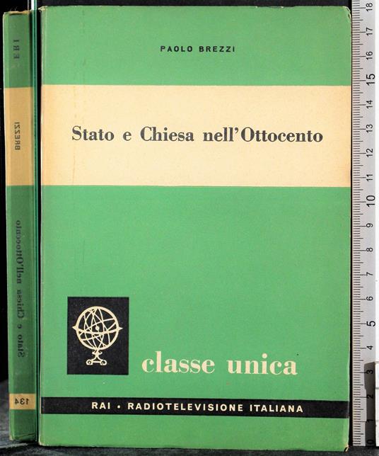 Stato e Chiesa nell'Ottocento - Paolo Brezzi - copertina