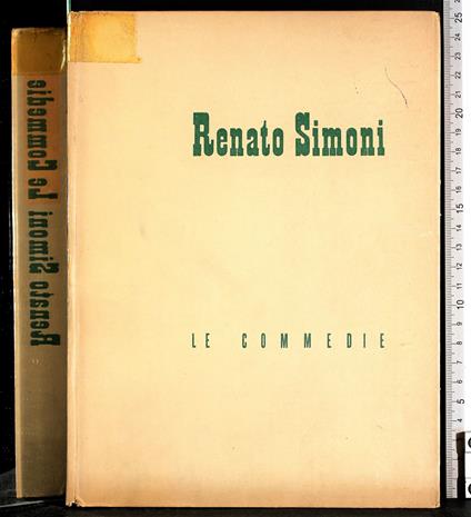 Le commedie - Renato Simoni - copertina