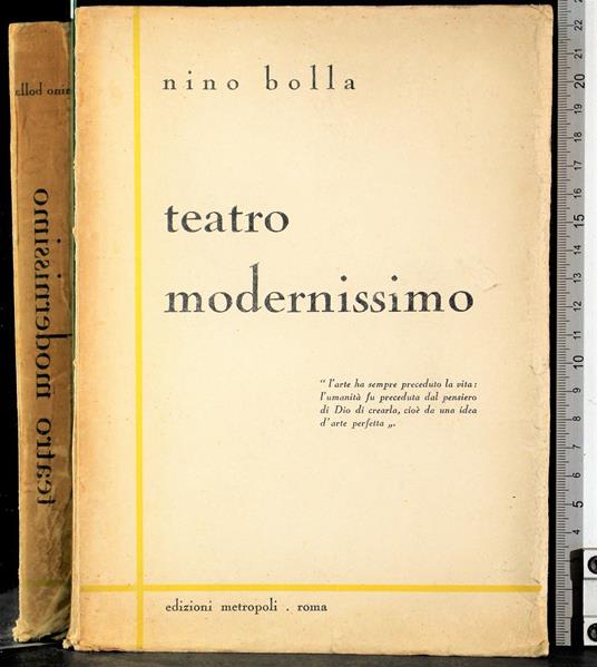 Teatro modernissimo - Nino Bolla - copertina