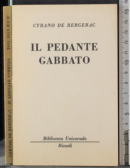 Il pedante baggato - H. S. Cyrano de Bergerac - copertina