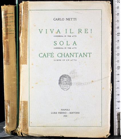 Viva il re!. Sola. Café chantant - Carlo Gnetti - copertina