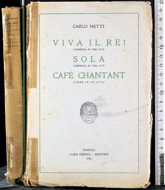 Viva il re!. Sola. Café chantant - Carlo Gnetti - copertina