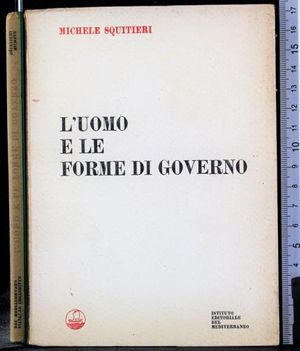 L' uomo e le forme di governo - copertina
