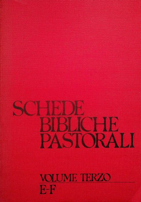 Schede bibliche pastorali: 1: A-B - Giuseppe Barbaglio - copertina