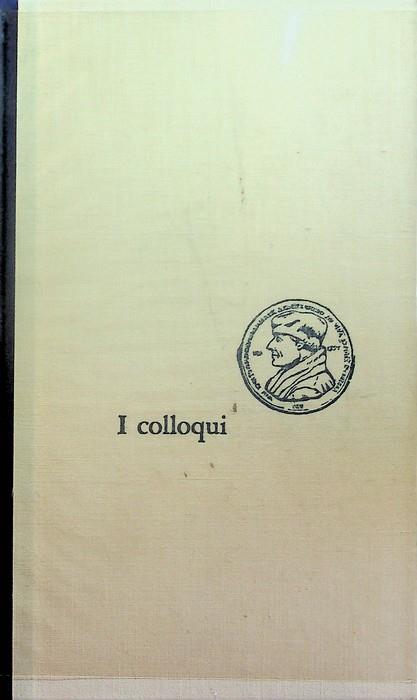 I colloqui - Erasmo da Rotterdam - copertina