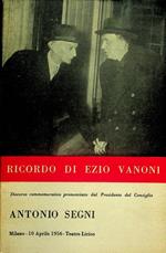 Ricordo di Ezio Vanoni: Milano 10 aprile 1956, Teatro lirico