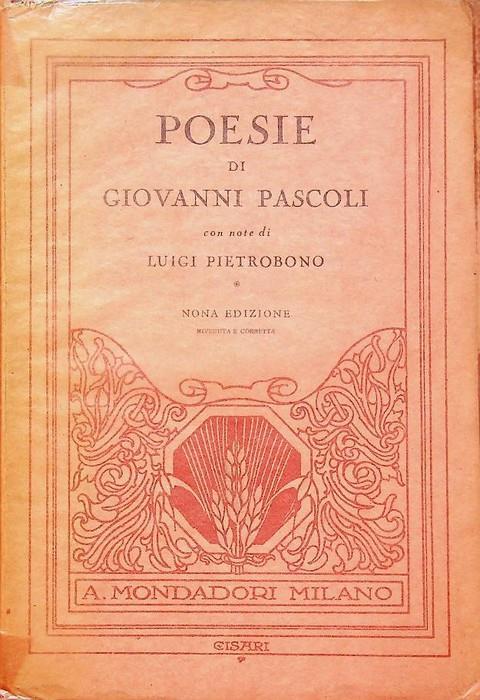 Poesie - Giovanni Pascoli - copertina