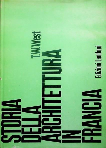 Storia della architettura in Francia - copertina