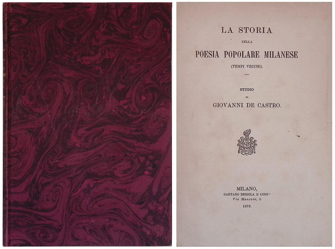 storia nella poesia popolare milanese. Tempi vecchi