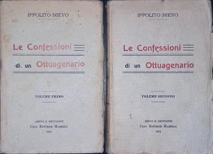 Le Confessioni di un Ottuagenario. Vol. I-II - Ippolito Nievo - copertina