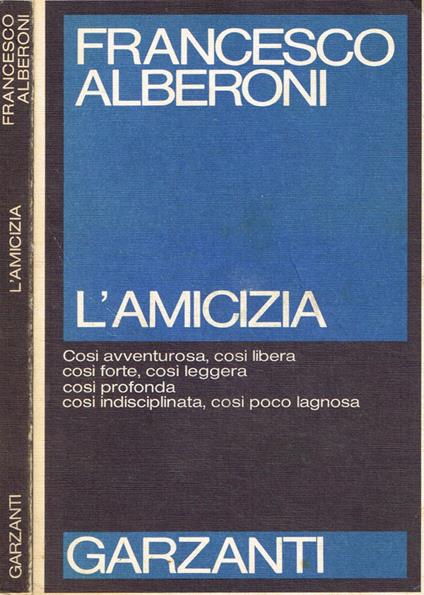 L' amicizia - Francesco Alberoni - copertina