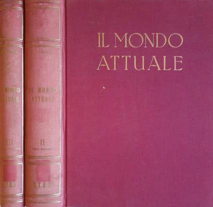 Il mondo attuale 2 Vol - Roberto Almagià - copertina