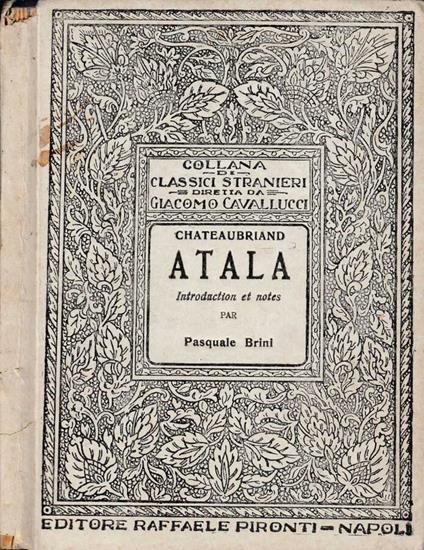 Atala - François-René de Chateaubriand - copertina