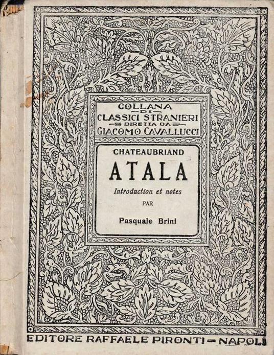Atala - François-René de Chateaubriand - copertina
