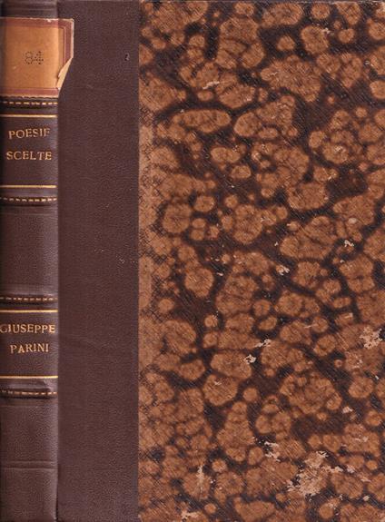 Poesie scelte - Giuseppe Parini - copertina