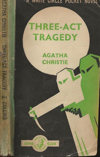 Three-act tragedy - Agatha Christie - copertina