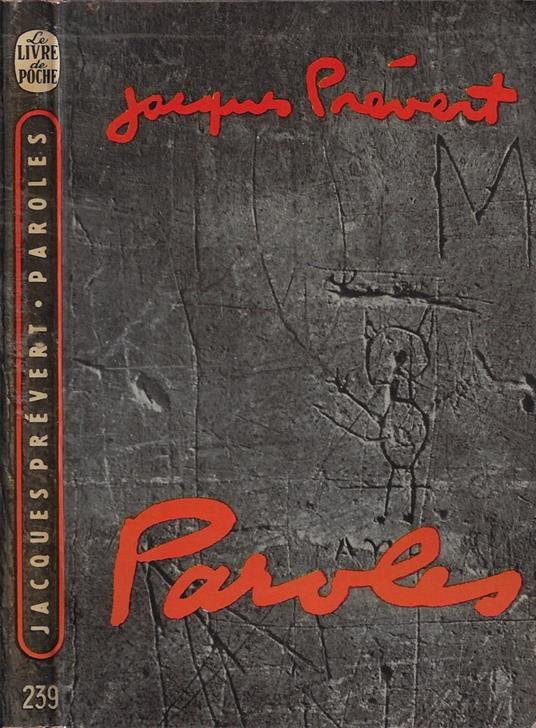 Paroles - Jacques Prévert - copertina