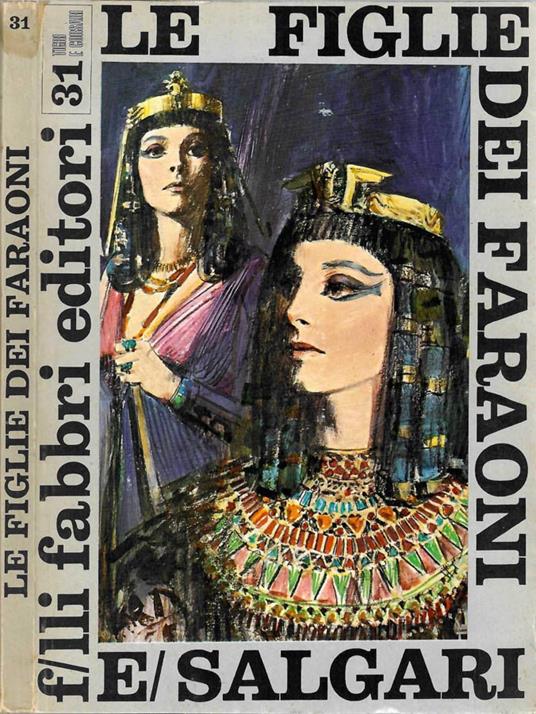 Le figlie dei Faraoni - Emilio Salgari - copertina