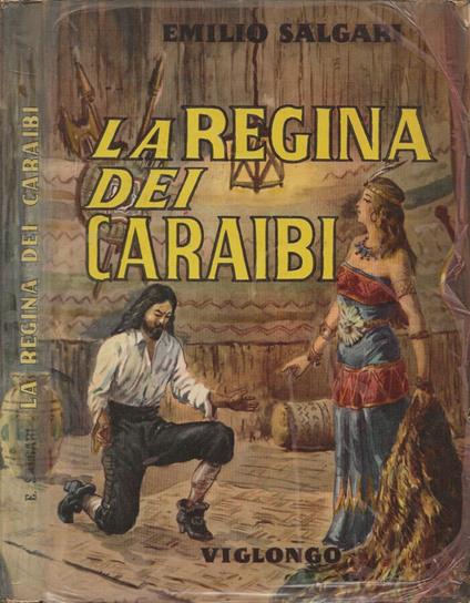 La regina dei Caraibi - Emilio Salgari - copertina