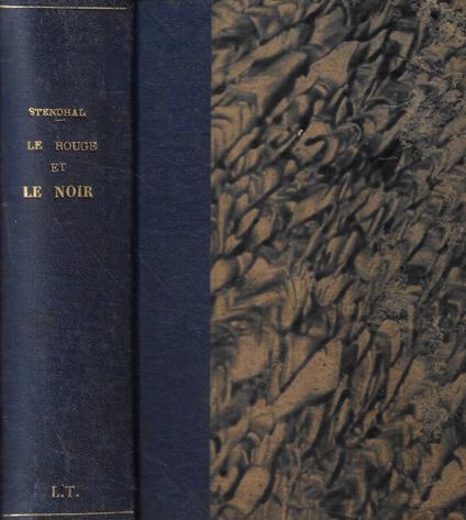 Le rouge et le noir - Stendhal - copertina