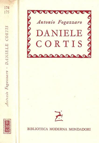 Daniele Cortis - Antonio Fogazzaro - copertina