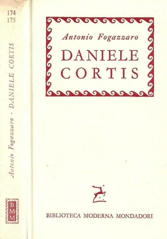 Daniele Cortis - Antonio Fogazzaro - copertina