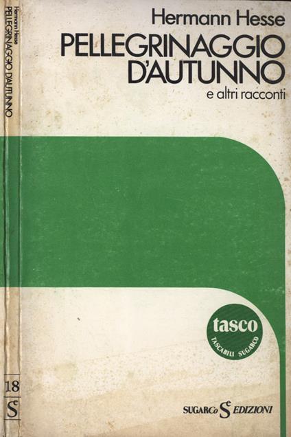 Pellegrinaggio d' autunno - Hermann Hesse - copertina