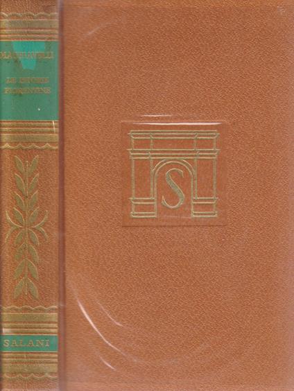 Le istorie fiorentine - Niccolò Machiavelli - copertina