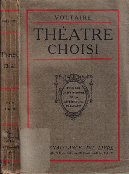 Theatre - Voltaire - copertina
