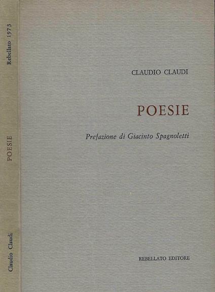 Poesie - Claudio Claudi - copertina