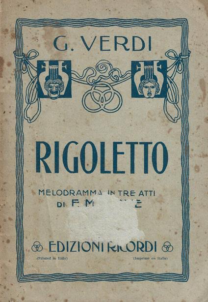 Rigoletto - Giuseppe Verdi - copertina