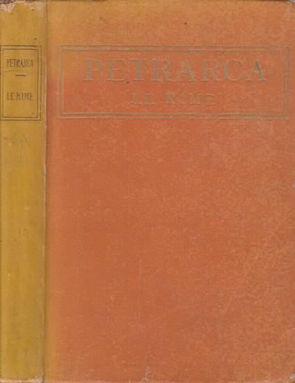 Le rime - Ludovico Ariosto - copertina