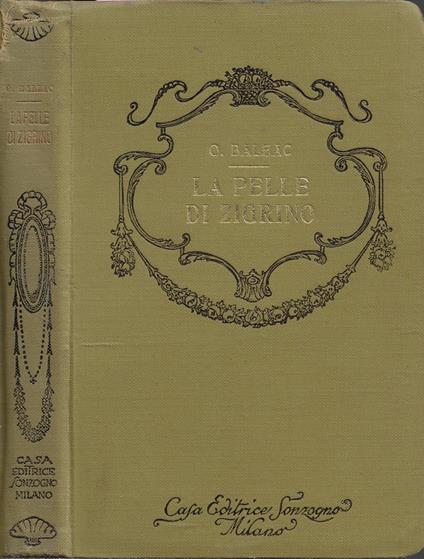 La Pelle di Zigrino - Honoré de Balzac - copertina