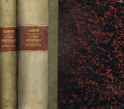 Storia universale. Documenti 2Voll - Cesare Cantù - copertina