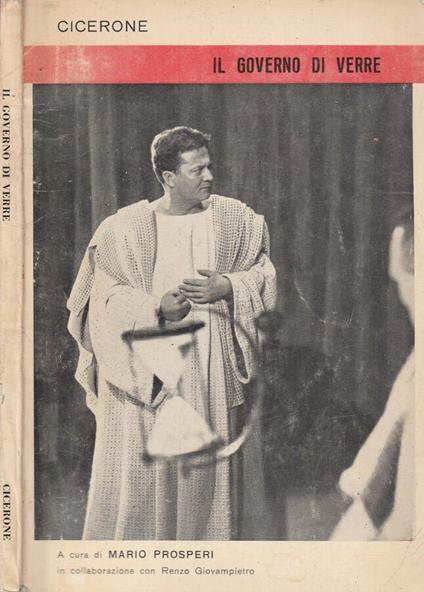 Il governo di Verre - M. Tullio Cicerone - copertina