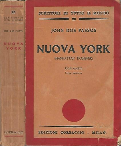 Nuova York - John Dos Passos - copertina