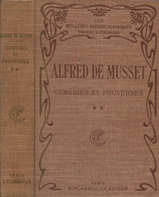 Comedies et proverbes- Tomo II - Alfred de Musset - copertina