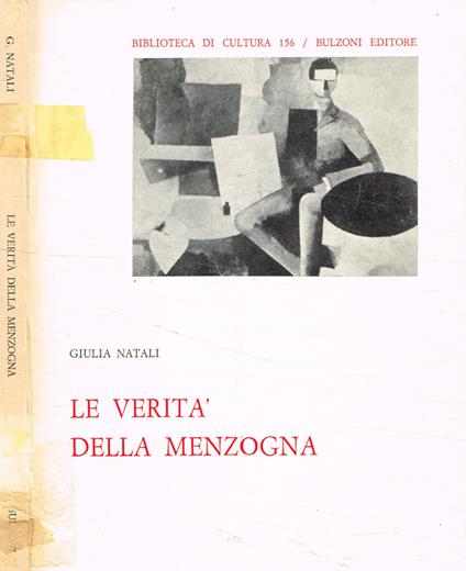 Le verità della menzogna - Giulia Natali - copertina